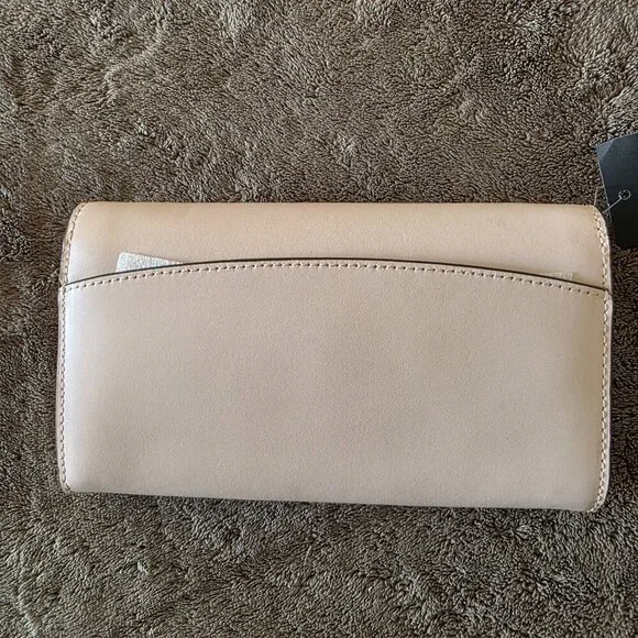 Kate Spade Gemma Scallop Wallet On Chain Rose Smoke Pink Crossbody NWT - Picture 11 of 16